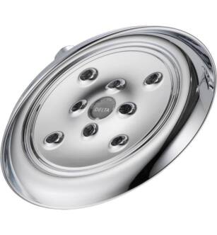 Delta RP70172 Universal Showering 7 7/8" Raincan Single-Setting Shower Head with H2Okinetic Technology
