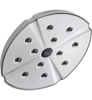 Delta RP61274 Universal Showering 8 1/4" Raincan Single-Setting Shower Head with H2Okinetic Technology