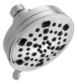 Delta 5263815-PK Universal Showering 4 1/4" 1.5 GPM Multi Function Shower Head with H2Okinetic Technology
