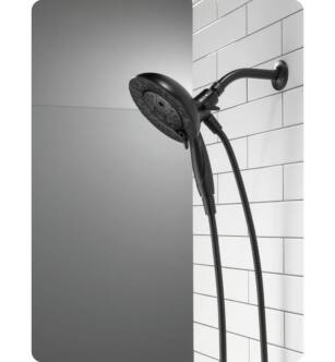 Delta 75591CBL 1.75 GPM In2ition Multi-Function Two-in-One Showerhead with Handshower in Matte Black