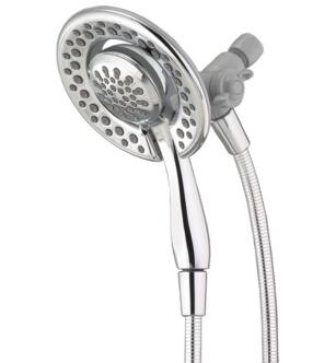 Delta 75486C 6 1/8" 1.75 GPM In2ition Multi-Function Two-in-One Showerhead with Handshower