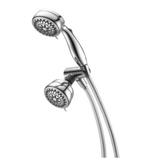 Delta 75715C 3 3/8" Multi Function Two In One Shower Head in Chrome