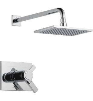 Delta T17T253 TempAssure 17T Series Dual Function Thermostatic Shower Only with Integrated Volume Control Less Rough-In Valve With Finish: Chrome