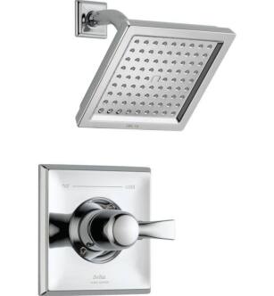 Delta T14251 Dryden 14 Series Pressure Balanced Shower Trim with Single Function Showerhead