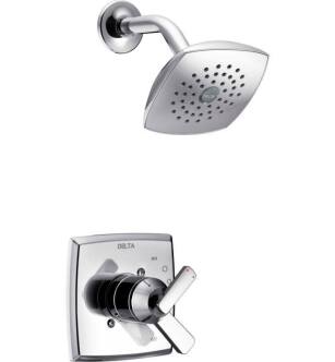 Delta T17264 Ashlyn Monitor 17 Series Pressure Balanced Shower Trim with Single Function Showerhead