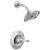 Delta T14232 Woodhurst Wall Mount Shower Trim with Single Function Showerhead in Chrome