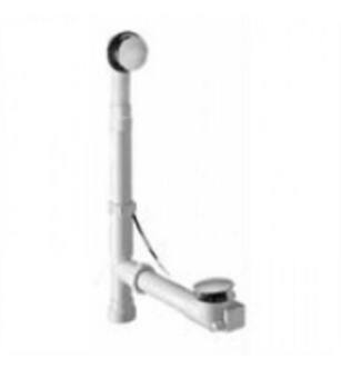 Duravit 791225000001000 Brass Cable-Driven Waste and Overflow Drain for Bathtub in Chrome