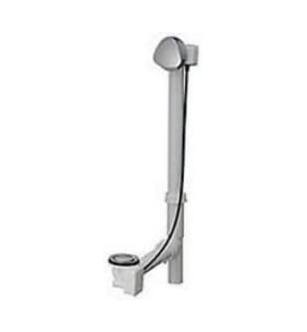 Duravit 791255000001000 Brass Cable-Driven Waste and Overflow Drain for Bathtub in Chrome