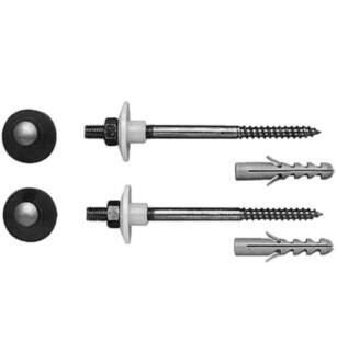 Duravit 0065000000 2nd Floor Series Hardware Kit for Wall Mount Toilet and Bidet in Caps White