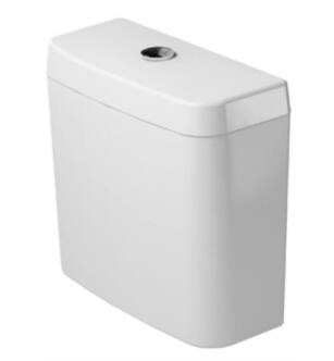 Duravit 0927100092 D-Code Dual Flush Toilet Tank in White