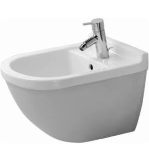 Duravit 2280150000 Starck 3 Single Hole Wall Mount Bidet in White
