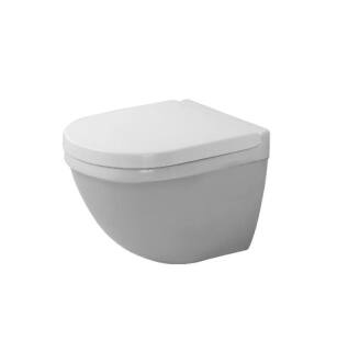 Duravit 2227090092 Starck 3 Dual Flush One-Piece Wall Mounted Compact Elongated Toilet in White