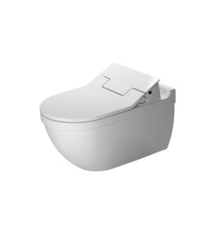 Duravit 2226590092 Starck 3 24 3/8" Dual Flush One-Piece Wall Mounted Elongated Toilet in White