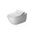 Duravit 2226590092 Starck 3 24 3/8" Dual Flush One-Piece Wall Mounted Elongated Toilet in White