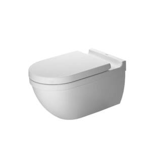 Duravit 2226090092 Starck 3 Dual Flush One-Piece Wall Mounted Elongated Toilet in White
