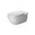 Duravit 2226090092 Starck 3 Dual Flush One-Piece Wall Mounted Elongated Toilet in White