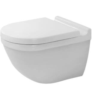 Duravit 2225090092 Starck 3 21 1/4" Dual Flush One-Piece Wall Mounted Elongated Toilet in White