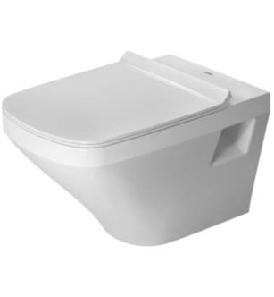 Duravit 2538090092 DuraStyle 21 1/4" Dual Flush One-Piece Wall Mounted Rimless Elongated Toilet in White