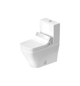 Duravit 2160510000 DuraStyle 31 1/8" Dual Flush Two-Piece Floor Mounted Elongated Toilet in White