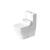 Duravit 2160510000 DuraStyle 31 1/8" Dual Flush Two-Piece Floor Mounted Elongated Toilet in White