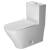 Duravit 2157010005 DuraStyle Dual Flush One-Piece Floor Mounted Close Coupled Elongated Toilet in White