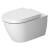 Duravit 2545090092 Darling New 21 1/4" Dual Flush One-Piece Wall Mounted Elongated Toilet in White