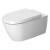 Duravit 2544090092 Darling New 24 3/5" Dual Flush One-Piece Wall Mounted Elongated Toilet in White