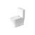 Duravit 2126010000 Darling New Single Flush Two-Piece Floor Mounted Elongated Toilet in White