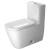 Duravit 2121010001 Happy D.2 Dual Flush One-Piece Floor Mounted Elongated Toilet in White