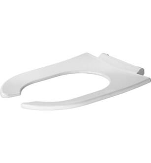 Duravit 0062110000 Starck 3 18 1/2" Plastic Open Front Toilet Seat Ring without Soft Close in White