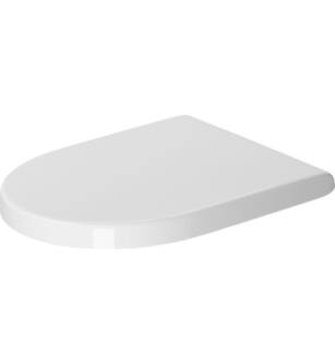 Duravit 0063810000 Starck 3 17 1/8" Plastic Toilet Seat and Cover in White