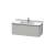 Duravit LC616600707 L-Cube 40 1/8" Wall Mount Single Bathroom Vanity with One Drawer in Concrete Gray Matte