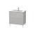 Duravit LC662600707 L-Cube 32 1/4" Floor Standing Single Bathroom Vanity with Two Drawers in Concrete Gray Matte