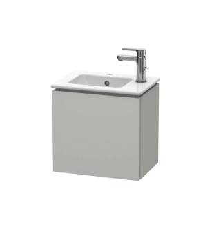 Duravit LC6272L0707 L-Cube 16 1/2" Wall Mount Single Bathroom Vanity with One Door in Concrete Gray Matte