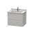 Duravit LC626400707 L-Cube 26 3/8" Wall Mount Single Bathroom Vanity with Two Drawers in Concrete Gray Matte