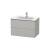 Duravit LC624100707 L-Cube 32 1/4" Wall Mount Single Bathroom Vanity with Two Drawers in Concrete Gray Matte