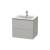 Duravit LC624000707 L-Cube 24 3/8" Wall Mount Single Bathroom Vanity with Two Drawers in Concrete Gray Matte