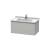 Duravit LC616500707 L-Cube 32 1/4" Wall Mount Single Bathroom Vanity with One Drawer in Concrete Gray Matte