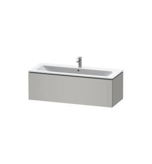 Duravit LC614300707 L-Cube 48" Wall Mount Single Bathroom Vanity with One Drawer in Concrete Gray Matte