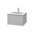 Duravit LC614000707 L-Cube 24 3/8" Wall Mount Single Bathroom Vanity with One Drawer in Concrete Gray Matte