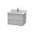 Duravit KT664300707 Ketho 25 5/8" Wall Mount Single Bathroom Vanity with Two Drawers in Concrete Gray Matte