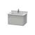 Duravit KT666300707 Ketho 25 5/8" Wall Mount Single Bathroom Vanity with One Drawer in Concrete Gray Matte