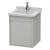 Duravit KT6662L0707 Ketho 17 3/8" Wall Mount Single Bathroom Vanity with One Door in Concrete Gray Matte