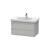 Duravit KT664700707 Ketho 31 1/2" Wall Mount Single Bathroom Vanity with Two Drawers in Concrete Gray Matte