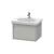 Duravit KT667000707 Ketho 23 5/8" Wall Mount Single Bathroom Vanity with One Drawer in Concrete Gray Matte