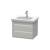 Duravit KT665000707 Ketho 25 5/8" Wall Mount Single Bathroom Vanity with Two Drawers in Concrete Gray Matte