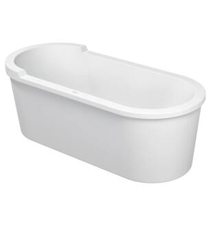 Duravit 700010000000090 Starck 70 7/8" Free Standing Acrylic Soaking Bathtub with Two Backrest Slope in White