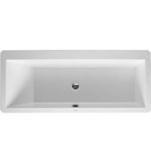 Duravit 700133000000090 Vero 66 7/8" Drop-In Acrylic Soaking Bathtub with One Backrest Slope Left