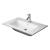 Duravit 2336830000 ME by Starck 32 5/8" Wall Mount Bathroom Sink with Overflow and Tap Platform in White