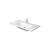Duravit 2336100000 ME by Starck 40 1/2" Wall Mount Bathroom Sink with Overflow and Tap Platform in White
